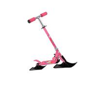 Qianly Patinete para Niños Trineo de Nieve Infantil Juguete Deportivo para Equilibrio Tabla Patineta con Absorción de Impactos y Estructura, Rosa Roja