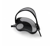 Qianly Pedal con Calapiés Pedal con Rastreles Pedales Antislizantes para Ciclismo, Entrenamiento en Bicicleta Estática, M12.7 Pie Derecho