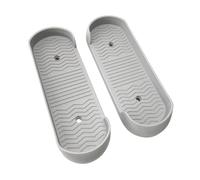 Qianly Pedal para Máquina Elíptica, Repuestos para Equipos de Fitness, Pedal para Elíptica Eléctrica de Fácil Instalación, Color Gris, 1 Par