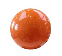 Qianly Pelota de Gimnasia Rítmica para Prácticas de Core Técnica Y Danza Material PVC con Agarre Cómodo para Ejercicios de Estabilidad Adecuada para Niños en, Naranja