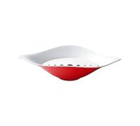 Qianly Plato Sashimi Melamina Banja Alimentos Marinos Apto Comida Fría Plato Pescado para Restaurantes, Catering, Buffet, Verde Claro Y Blanco, Pequeño