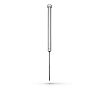 Qianly Punzón Soldadura Preciso Punzón con Mango Metal Antislizante Herramienta para Técnicos, Plata