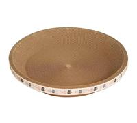 Qianly Rascador para Gatos Sofá para Gatos Cuenco Nido Almohadilla de Rascar Diseño Envolvente Material Respetuoso Adecuado para Gatos Que Descansan Y Espaci, 40cmx9cm