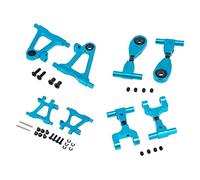Qianly RC para TT02 Monster Truck Car Hobby Model Piezas de Repuesto para Bricolaje Azul, Brazo oscilante Trasero Delantero
