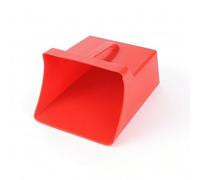Qianly Recogedor Plástico Mano Ligero Recogedor Mano Resistente Herramienta para Granja, Array, Rojo