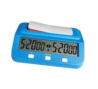 Qianly Reloj de Temporizador Profesional Electrónico Memoria Automática Pantalla Clara Compacto Adecuado para Entrenamiento, Azul