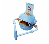 Qianly Robot Que Traza Reproducción por Voz Robot de Pintura Automático Seguros Máquina Dibujan para Niños, Pequeños, Aprendizaje mprano, Azul