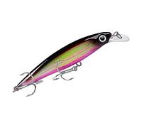 Qianly Señuelo de Pesca Minnow Artificial Flotante Ojos 3D Atractivos Cuerpo de PP Sólido Equipado con Anzuelos Fijos Adecuado para Pesca Recreativa en Agua, C