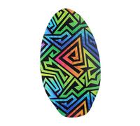 Qianly Skimboard Infantil Tabla de Madera para Niños para Playa Principiantes Tabla de Arena para Deportes Acuáticos Ligera Recubrimiento Brillante Curva, b