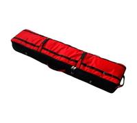 Qianly Snowboard Maletín con Ruedas para Esquí Funda Porta Tabla Bolsa Resistente Al Desgaste Material Oxford Orientada a Deportes de Invierno Y Desplazamien, Rojo Y Negro 145 X 32 X 20 Cm