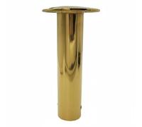 Qianly Soporte de Caña de Pesca Portacañas Titular para Barco Montaje Estable Acero Inoxidable PVD Adecuado para Expediciones de Pesca Equipo Náutico Navegación Diaria , Amarillo