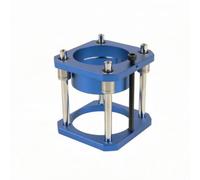 Qianly Soporte Elevación CNC Ajustable Base Elevación con Husillo Rígido Herramienta para Fresado, Azul, Versión Mejorada Azul - Base De Elevación Invertida