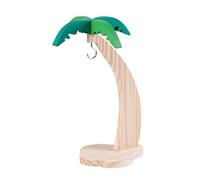 Qianly Soporte para Frutas con Gancho | Base Estable, Madera con Gancho, Ahorra Espacio, Colgador Plátanos, para Comedor, Estilo B