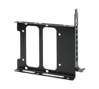 Qianly Soporte SSD para Fijar Adaptador de HDD SSD Soporte de Bahía Metálica Portador de Disco Duro Instalación Rápida Y Segura con Tornillo Adecuado, Negro