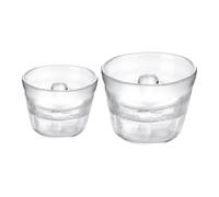 Qianly Tarro de Pepinillos de Cristal Tarro para Fermentación Conservación de Verduras Contenedor para Encurtidos con Tapa con Peso Apto para Cocina Hogar Pr, 2 Piezas de 7.8 Cm