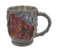Qianly Taza de Café de Única Taza de Resina Hecha a Mano Taza Moderna Decoración Creativa de Escritorio Material de Resina Adecuada para Fanáticos D, Monstruo, tal como se describe