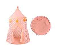 Qianly Tienda de Campaña Infantil Tipo Tipi, Plegable, para Interiores Y Exteriores, Ideal para Juegos, como O Barbacoas, Rosa