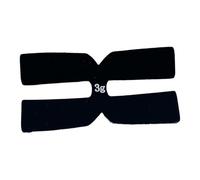 Qianly Tira de Equilibrio para Raqueta Contrapeso para Cabeza Y Cinta de Potencia Estabilizador de Swing de Silicona Que Aumenta La Fuerza del Adecuad, Negro