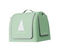 Qianly Transportador de Aves, Bolsa con Correas Y Asa, Jaula para Hámster Y Aves, Verde