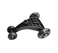 Qianly Trípode para Coche Giratorio Accesorio de Rueda de Juguete Correpasillos Piezas Triangulares Delanteras Recambio Montaje Sencillo Y Uso, Negro