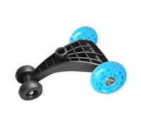 Qianly Trípode para Coche Giratorio Accesorio de Rueda de Juguete Correpasillos Piezas Triangulares Delanteras Recambio Montaje Sencillo Y Uso, Azul