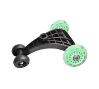 Qianly Trípode para Coche Giratorio Accesorio de Rueda de Juguete Correpasillos Piezas Triangulares Delanteras Recambio Montaje Sencillo Y Uso, Verde
