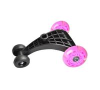 Qianly Trípode para Coche Giratorio Accesorio de Rueda de Juguete Correpasillos Piezas Triangulares Delanteras Recambio Montaje Sencillo Y Uso, Rosa