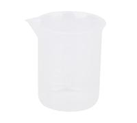 Qianly Vaso de Precipitados de Vidrio/plástico Transparente para Laboratorio, Recipientes Medidores de 10 Ml, tal como se describe, 100 mL