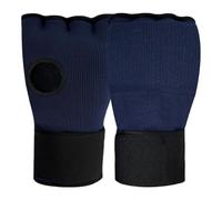 Qianly Vendas de Gel para Boxeo, Guantes Interiores para Entrenamiento de Perforación, Taekwondo, Muay Thai, Color Morado, Armada