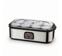 Qianly Yogurtera Eléctrica Compacto Yogurtera con Vasos Vidrio para Cocina
