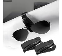 QIANQIANBF 2Pcs Soporte de Gafas de Sol para Chevrolet Corvette Stingray 2014, Clip de Parasol Fiable Soporte para Gafas Accesorio de Almacenamiento Interior Práctico
