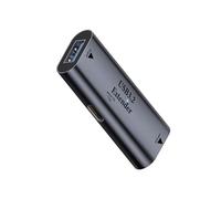 QIANRENON 5 Gbps USB 3.2 a USB C, extensor de datos, convertidor, alargar 10 m, entrada USB 3.2, salida USB C, gran distancia, amplificación de señal, conector 5 V/3 A, con puerto de alimentación USB