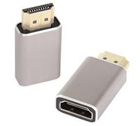 QIANRENON 8 K HDMI Macho a Hembra extensión Adaptador, HDMI 2.1 convertidor de Extensor Ultra HD, Compatible con 8 K@60 Hz/4 K@120 Hz HDR, para proyector HDTV portátil PC, 2 Pcs