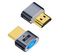 QIANRENON HDMI Monitor Dummy Plug 1080P 2K 4K @60Hz UHD EDID LED Light for Desktop Remote PC, Headless Systems, Gaming