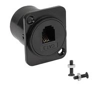 QIANRENON RJ11/RJ9 4P4C Conector de alimentación para montaje en panel CAT3 RJ9 Línea telefónica hembra a hembra a través de Jack, panel XLR/montaje en panel tipo D, para auriculares de teléfono IP