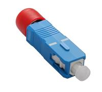 QIANRENON SC Macho a FC Hembra Híbrida Fibra Adaptador Conector SM 9/125μm SC/UPC a FC/UPC Fibra Óptica Simplex Convertidor Acoplador, para óptica Potencia Medidor Roja Luz Bolígrafo FTTH Patchcord