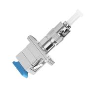 QIANRENON ST a SC Híbrida Fibra óptica Adaptador SM 9/125μm ST/UPC Macho a SC/UPC Hembra Simplex Fibra Acoplador Convertidor, para óptica Potencia Medidor Roja Luz Bolígrafo Patch Cord Pigtail