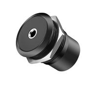 QIANRENON TRS 3,5 mm Rosca Fija Montaje Auriculares Adaptador de 3 pines 1/8 TRS hembra a hembra Bulkhead Montaje Conector Acoplador, Al Caso, para Amplificación 3,5 mm Audio Port, Amplificador