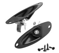 QIANRENON TS - Conector de entrada de audio para guitarra en forma de barco de 6,35 mm, 1/4 TS hembra mono bajo, conector de soldadura, montaje en forma de barco, para reparación de fabricación de