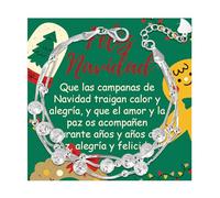QianSiLi Ideas Regalos Navidad Originales Mujer,Pulsera Plata Mujer 925,Regalo Amigo Invisible,Pulsera Tous Mujer,Regalos Para Mujer,Regalo Amiga,Madres,Abuela,Hermana,Hijas, Sobrinas,Tías