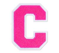 QianSiLi Parches de letras termoadhesivas de felpilla de 4.5 pulgadas para ropa, parches bordados de letras universitarias, parches termoadhesivos para ropa, chaqueta, sudadera con capucha o equipo