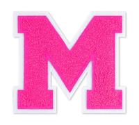 QianSiLi Parches Letras Termoadhesivas, Letras Adhesivas Para Tela Adecuado Para Chaquetas, Abrigos, Camisas, Bolsos, Vaqueros, Mochilas (11,45cm,Rosa,M)