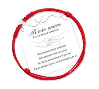 QianSiLi Pulsera de Hilo Rojo del Destino, Pulsera Roja de Kabbalah para Mujer, Hombre y Niño, Pulseras de la Suerte para Él y Ella, Regolable, Plata 925, 16-25 cm, Nailon Plata de ley
