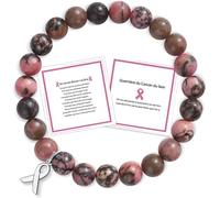 QianSiLi - Regalo para mujer, pulsera de piedra natural para mujer, regalos de Navidad, regalo de cumpleaños, mamá abuela, hermana, amiga futura mamá colegas, 4 cm, Pietra, No Gemstone