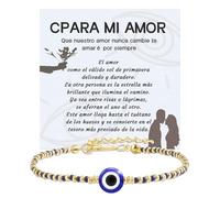 QianSiLi Regalo Pulsera Ojo Turco Mujer, Personalizada, Regalos Cumpleaños y Aniversario, Originales para Amigas yushera