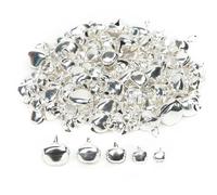 Qiantull 200 campanas pequeñas, minicampanas para manualidades, campanas de metal de cobre, protección contra la corrosión, campanas sonoras para manualidades, Navidad, cascabeles, bodas, joyas,