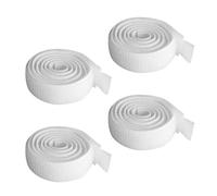 Qianxihu 4 correas de fijación para catéter para piernas, antideslizantes, bolsas de drenaje de orina, correas útiles para bolsas de pierna para bolsas de orina de incontinencia (blanco)