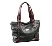 QianYiHC Women Tote Handbags, Retro Soft Leather Hobo Purses, Fashion Crossbody Large Shoulder Bags With Adjustable Strap, For School Work Travel Shopping, Gift For Girl (Green)