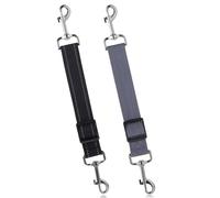 Qianyu Paquete de 2 clips de seguridad para perro, ajustable, cierre de respaldo, conector de correa, reflectante, cierre de doble extremo, clips de correa para mascotas, perros, cachorros, arnés de