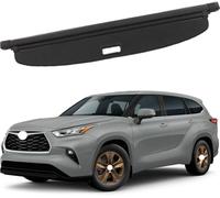 QiaoCL Cubierta De Carga Retráctil para Maletero para Toyota Highlander(Kuge) 2022+, Trasero Trunk Estante Paquetes Privacidad Cargo Protectora Cubierta
